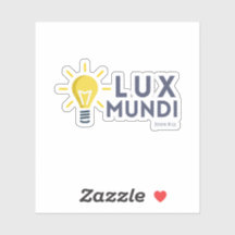 Sticker biblique Lux Mundi (Lumière de la Parole)