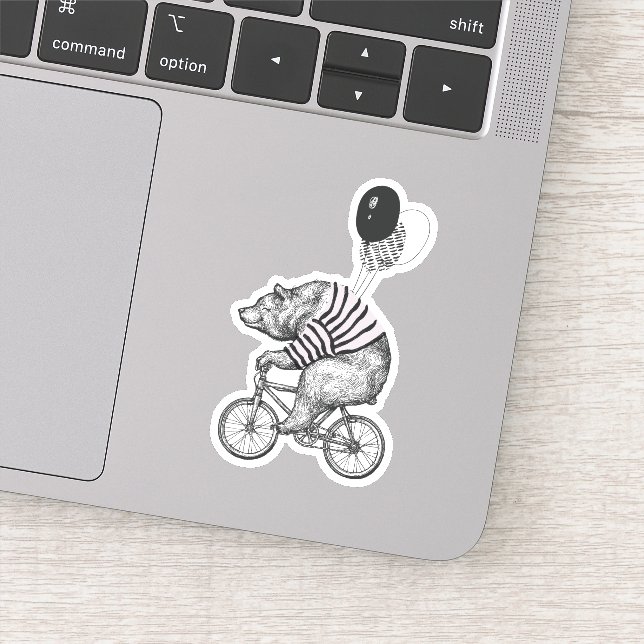 Sticker Bicyclette à ballon (Détail)