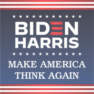 Sticker Biden Harris 2020 fait repenser l'Amérique