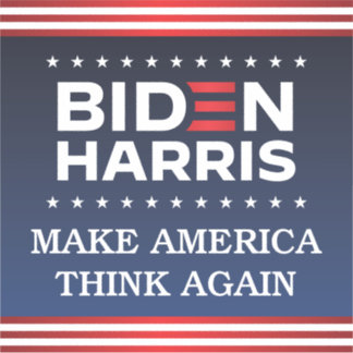 Sticker Biden Harris 2020 fait repenser l'Amérique