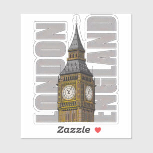 Sticker Big Ben Horloge Tower Londres Angleterre Royaume-U