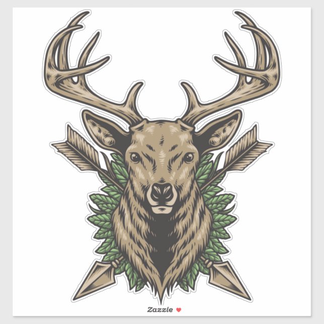Sticker Big Buck (Feuille)