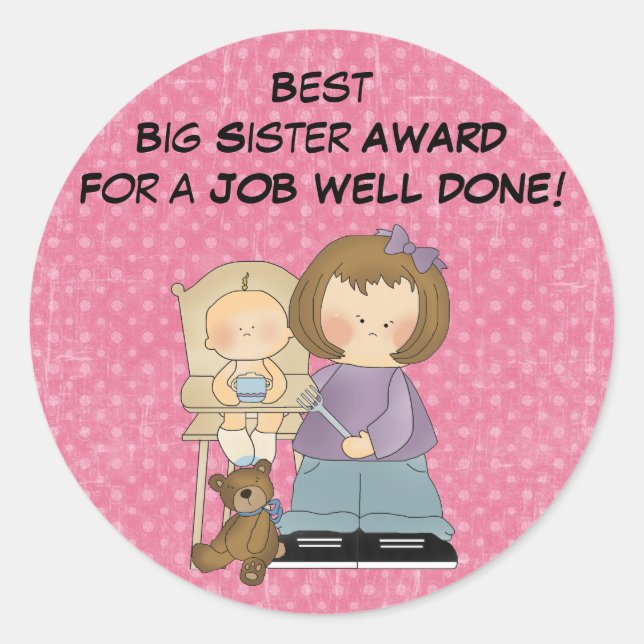 sticker Big Sister Award (Devant)