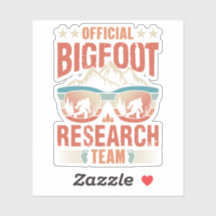 Sticker Bigfoot - Équipe officielle de recherche B