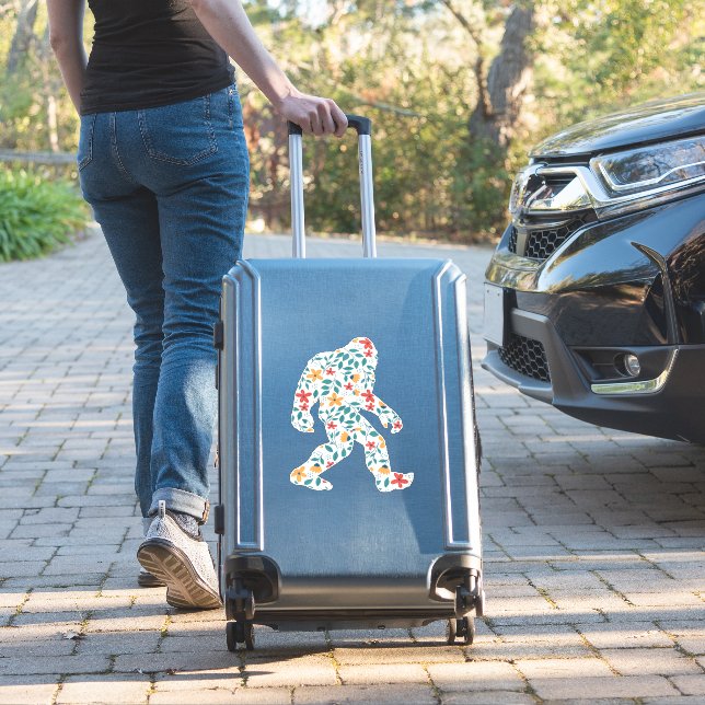STICKER BIGFOOT FLORAL (Valise Insitu)