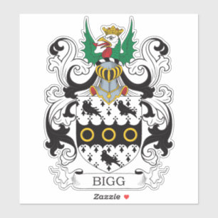 Sticker Bigg Family Crest
