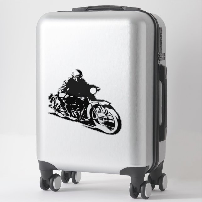 Sticker Biker (Sur valise)