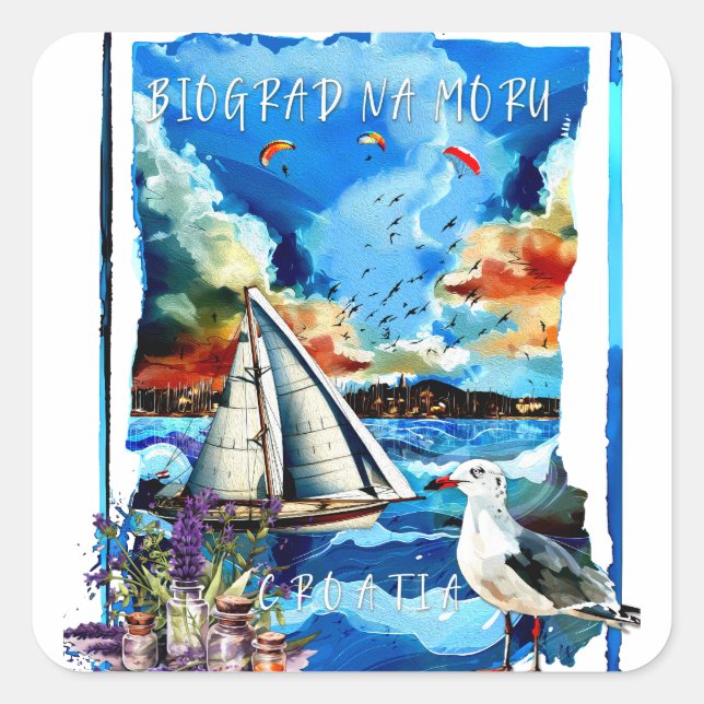 Sticker - Biograd na Moru (Vorderseite)
