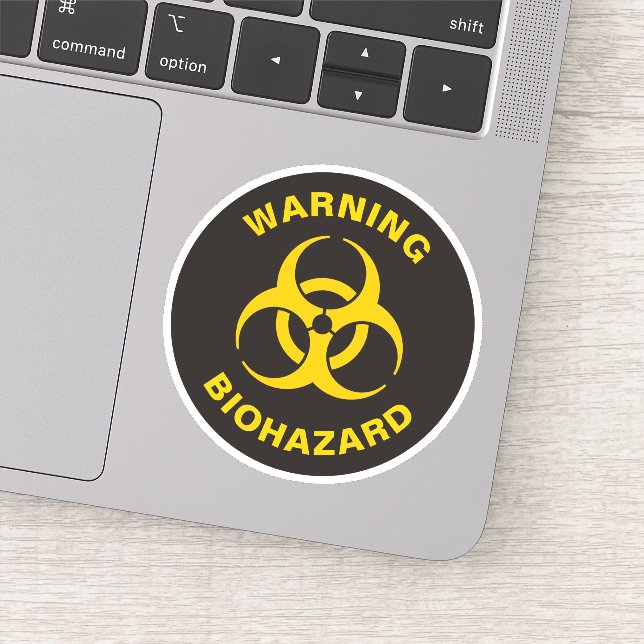 Sticker Biohazard icon (Détail)