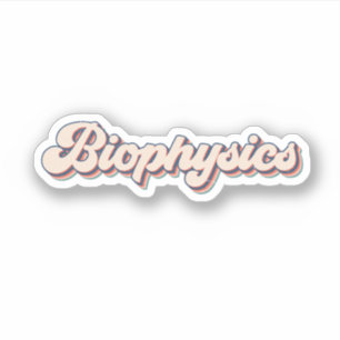 Sticker Biophysique, Amoureux de biophysique, Étudiant en 