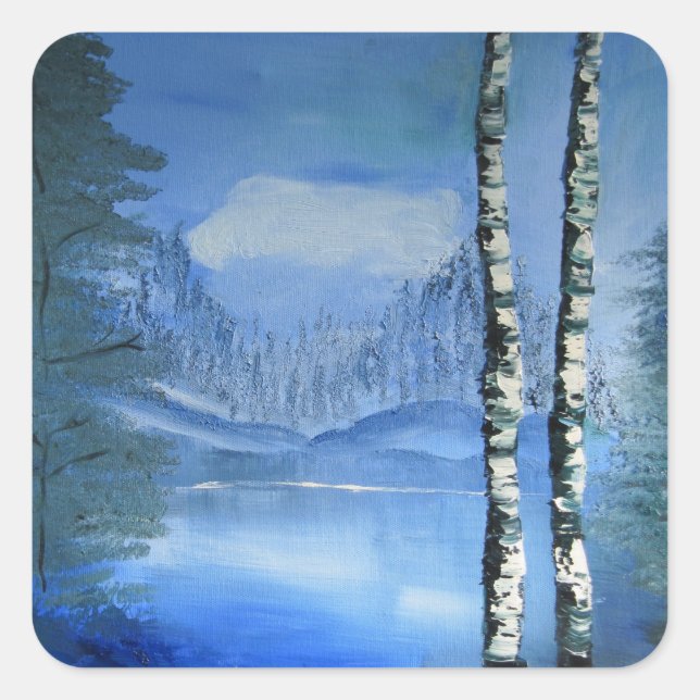 Sticker Birch Tree (Devant)