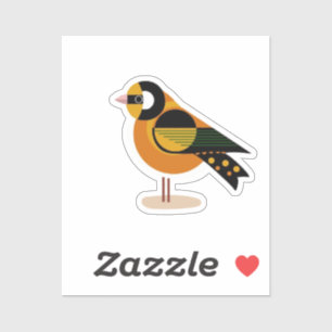 Sticker Bird dessin Abstrait marque magnifique