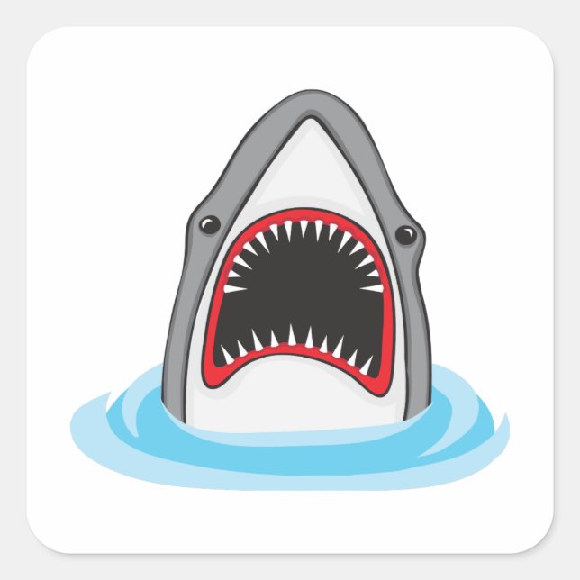 Sticker Bite de requin (Devant)