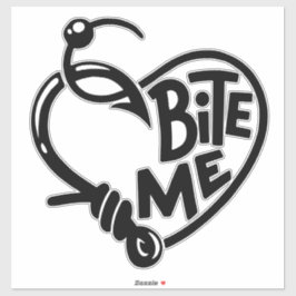 Sticker Bite Me Auto Decal