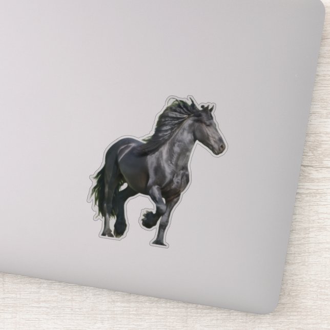 Sticker Black horse (Détail)