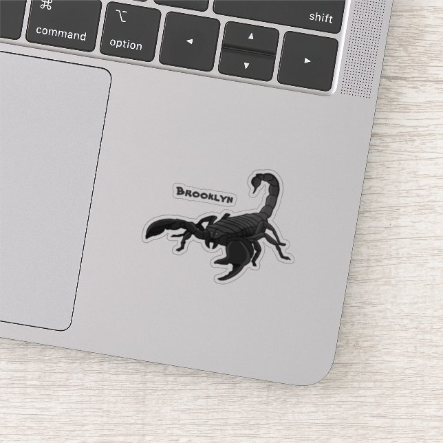 Sticker Black hungry scorpion (Détail)