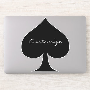 Sticker Black Queen of Spades Black Thunder_Cove