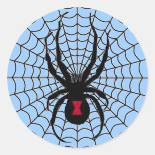 Sticker Black Widow Spider
