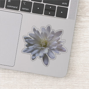 Sticker Blanc floral blanc marguerite blanc maman blanche