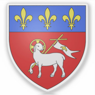 Sticker Blason de Rouen, Normandie, France