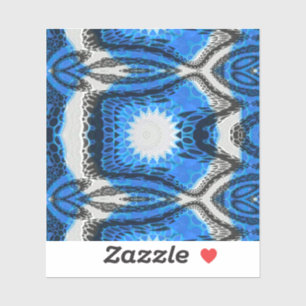 Sticker Bleu atomique