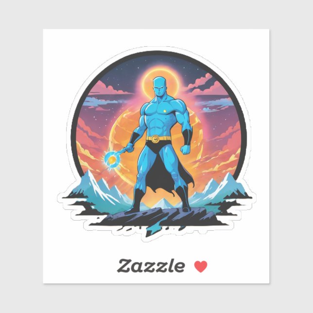 Sticker bleu du Nord10 (Feuille)