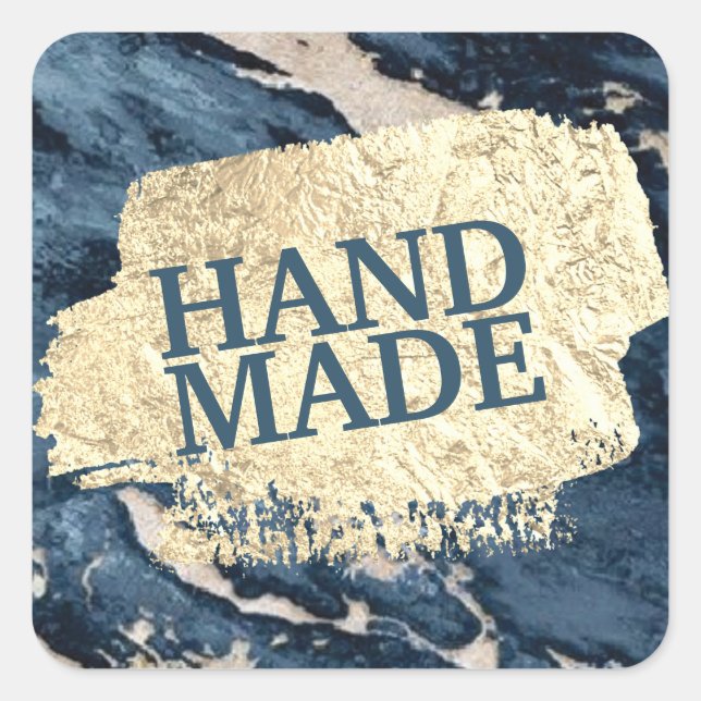 Sticker bleu et or (Devant)