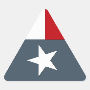 Sticker Bleu Faded Lone Star Drapeau Coeur Texas T