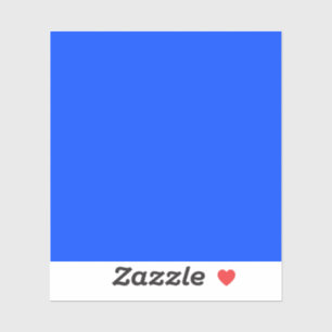 Sticker Bleu (RYB) (couleur unie)