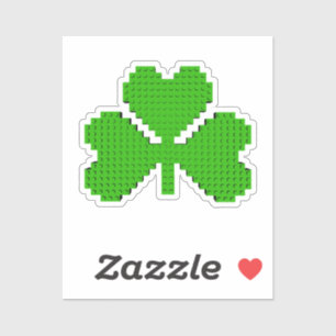 Sticker Blocs de construction shamrock Dessin