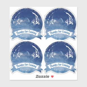 Sticker Blue Celtic Dragon   Mariage celte