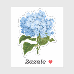 Sticker Blue Hydrangea Grandmillennial