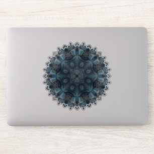 Sticker Blue Mysterious Space Mandala