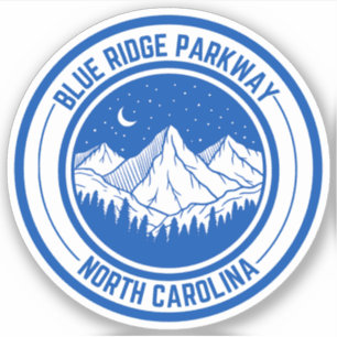 Sticker   Blue Ridge Parkway Scenic Byway Virginie Nord C