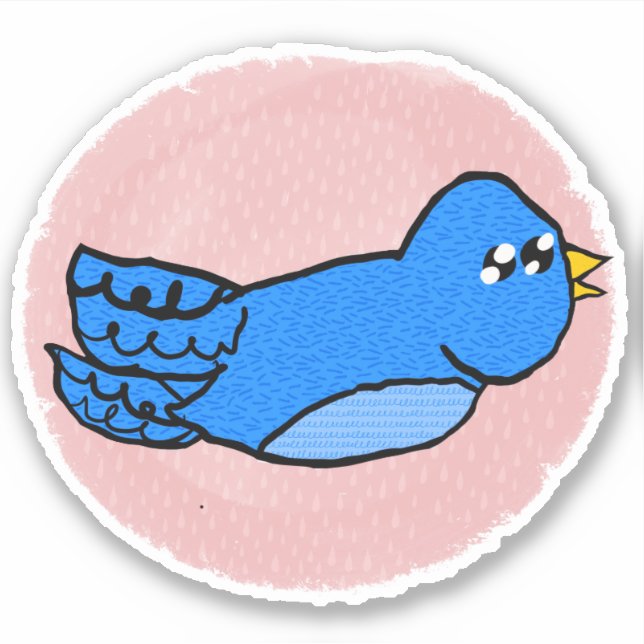 Sticker Bluebird (Devant)