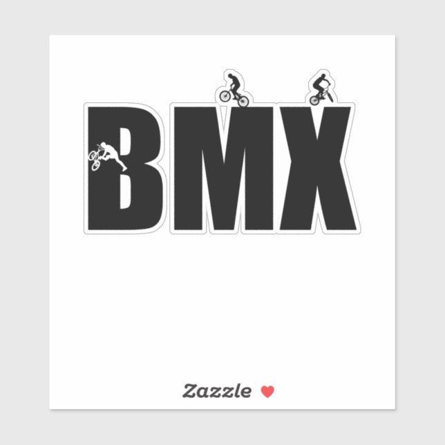 Sticker Bmx (Feuille)