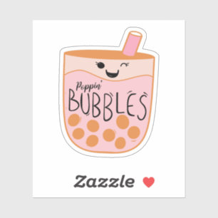 Sticker Boba Bubble Thé Cute et drôle