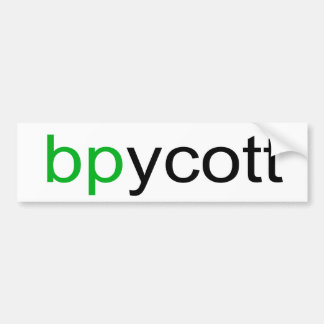 Sticker Bocott BP Bumper