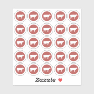 Sticker Boeuf de choix de repas