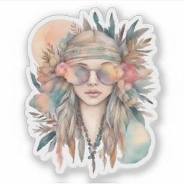 Sticker Bohemian Dream Portrait