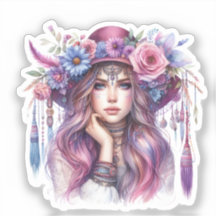 Boho Girl IA Art Mode Bohème