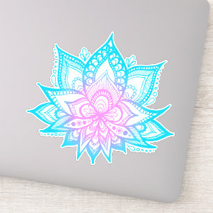 Sticker Boho Pastel Vibes Lotus Fleur