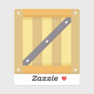 Sticker Boîte en bois
