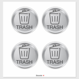 Sticker Boîtes à ordures à l'intérieur et à l'extérieur