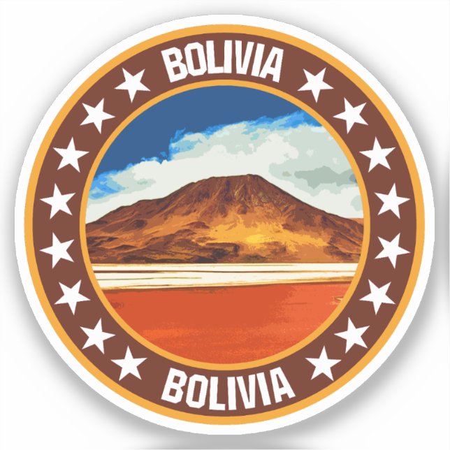 Sticker Bolivie (Recto)