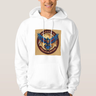 "Sticker Bombed Style" "Patchwork Personality" " Hoodie