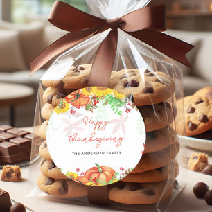 Sticker bon thanksgiving