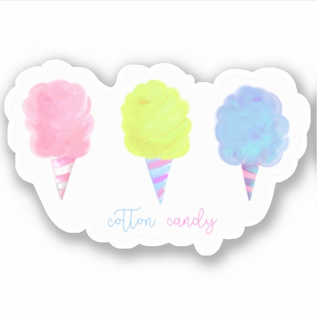 Sticker Bonbons en coton, Dessert, Traitements, Bonbons en (Devant)