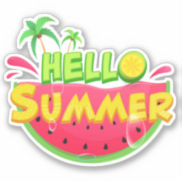 Sticker Bonjour été
