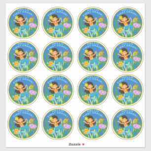 Sticker Bonjour première année ! Mermaid Fishies